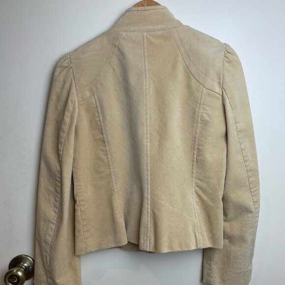 Vertical club Butter Yellow y2k Jacket Large Buttons Size Medium - Picture 5 of 9